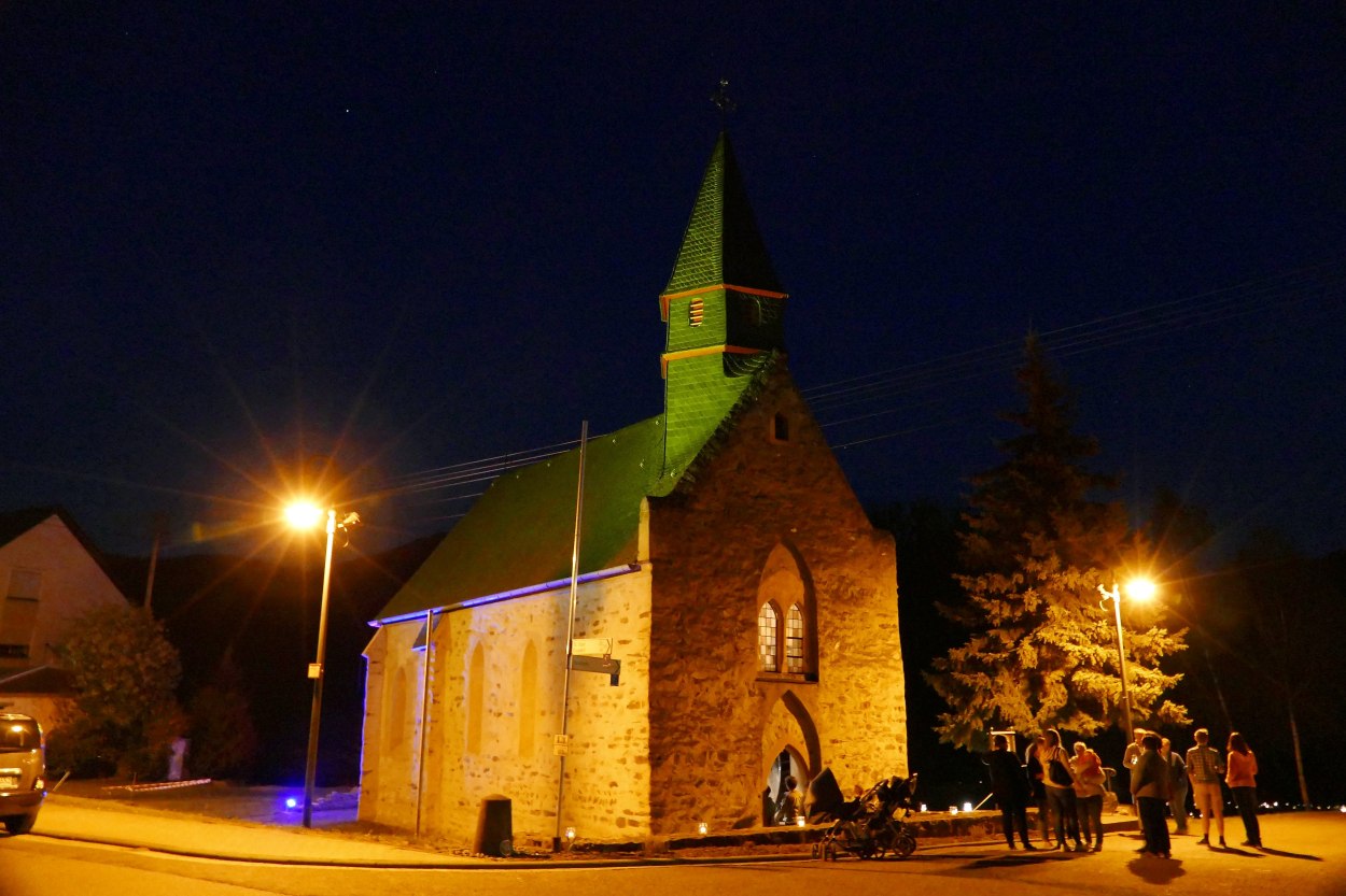 Peterskapelle beleuchtet | © Klaus Nörtersheuser