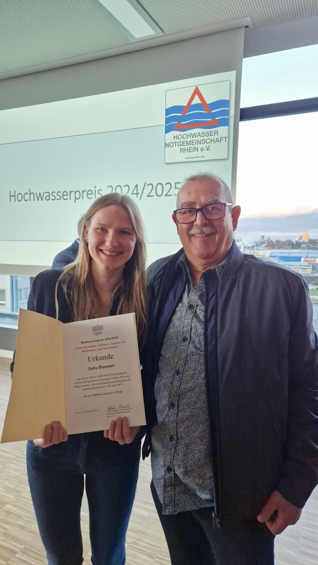 Verleihung Hochwasserpreis | © Ortsgemeinde Spay