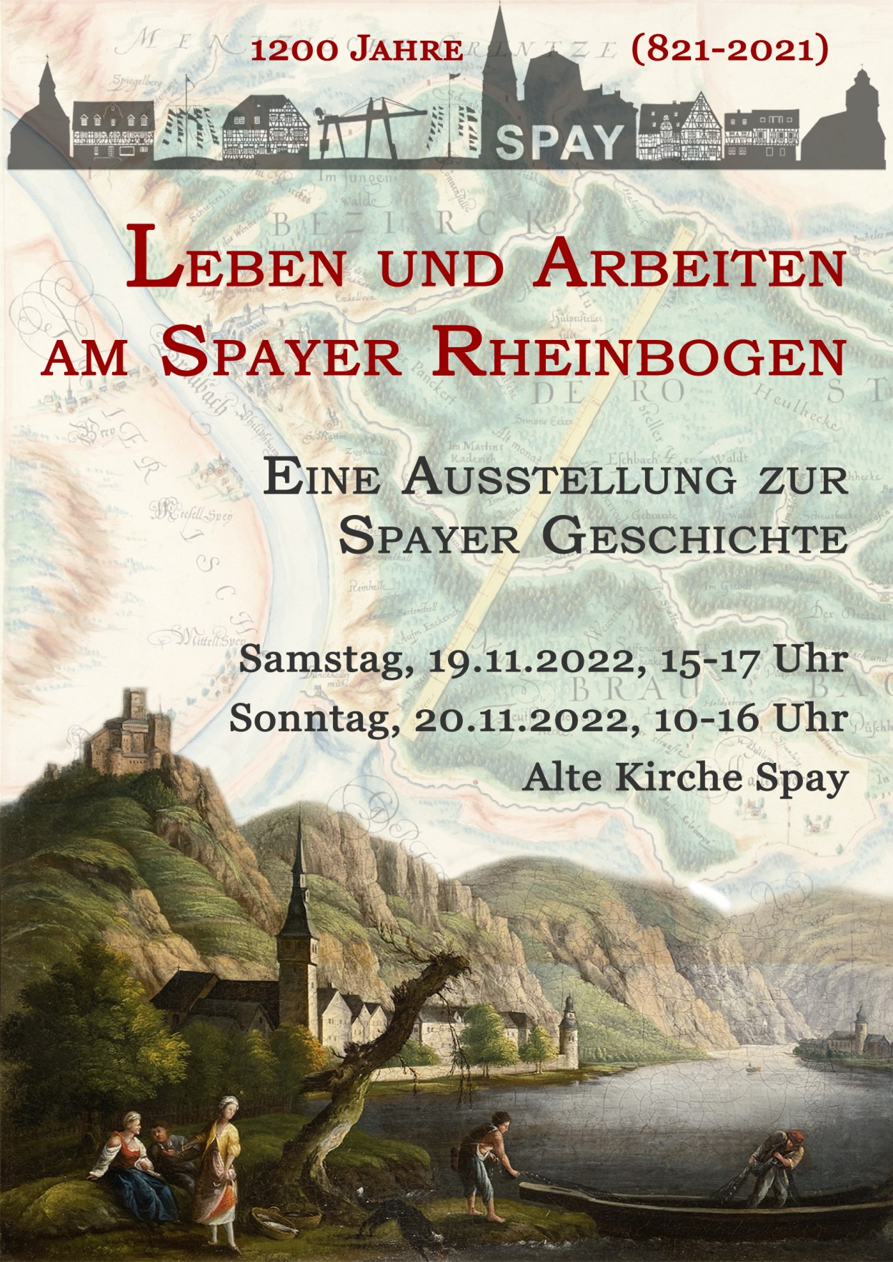 Ausstellung Leben und Arbeiten am Spayer Rheinbogen | © Ortsgemeinde Spay