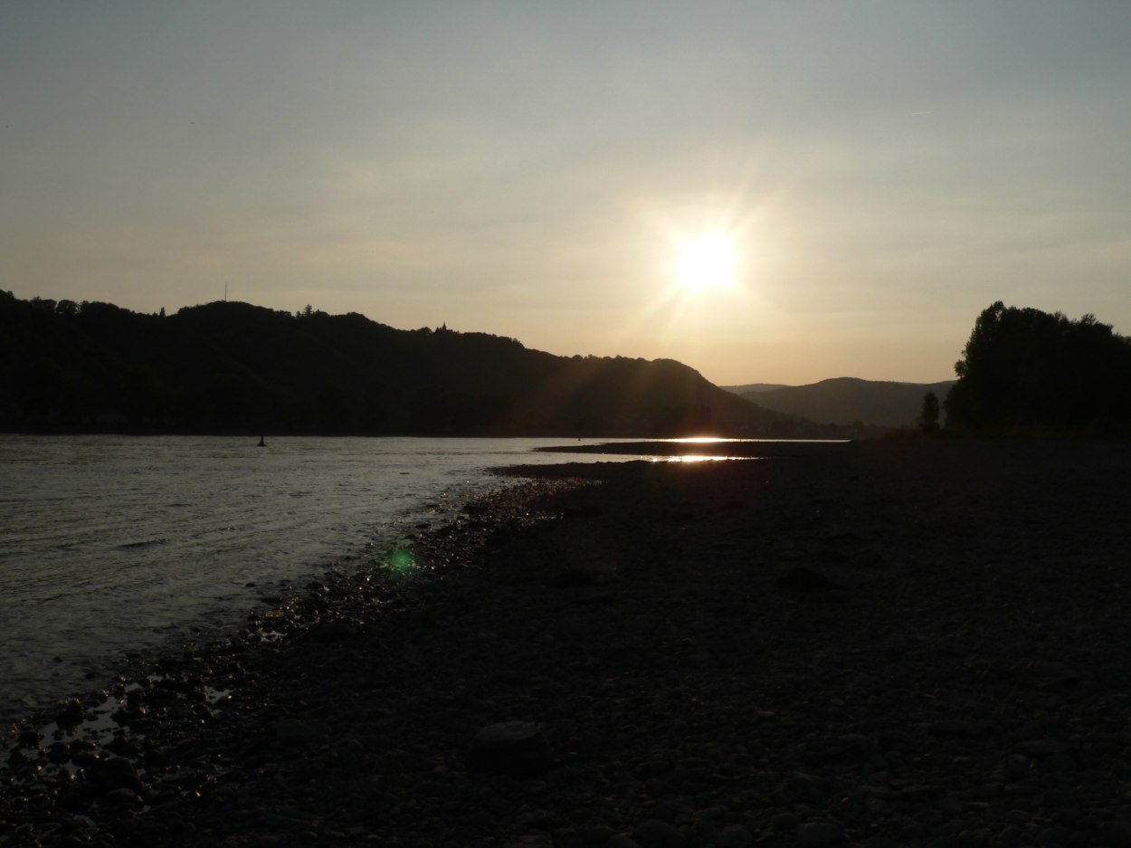 Abendsonne über dem Rhein | © Klaus Nörtersheuser