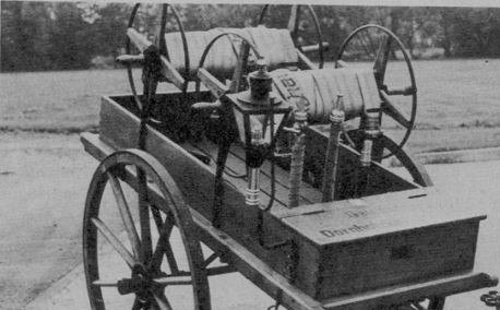 L&ouml;schkarren 1928 Freiwillige Feuerwehr Oberspay | &copy; FFW Spay