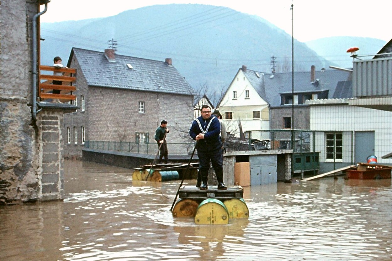 Hochwasser 1970 II | © Bildarchiv Ortsgemeinde Spay
