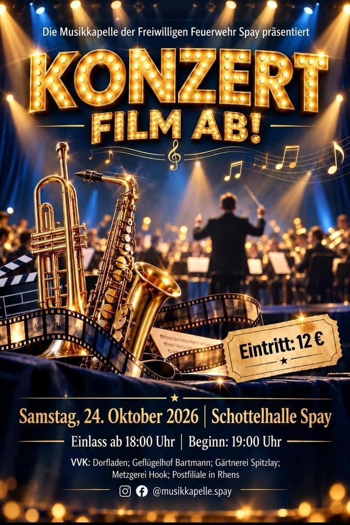 Konzert 2026 | © Musikkapelle der Fr. FW. Spay