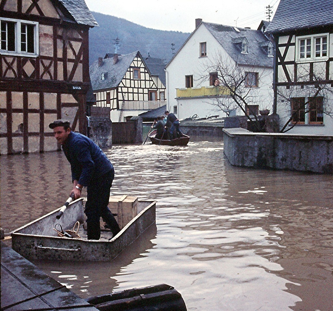 Hochwasser 1970 III | © Bildarchiv Ortsgemeinde Spay