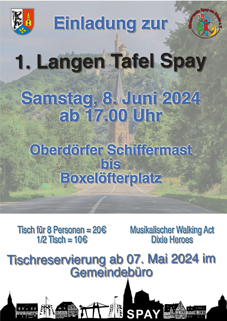 1. Lange Tafel Spay | © Förderverein Spay 1. Lange Tafel Spay | © Förderverein Spay