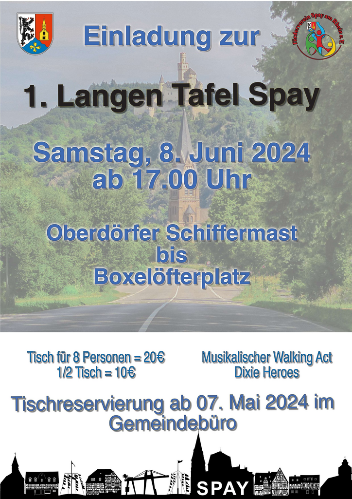 1. Lange Tafel Spay | © Förderverein Spay