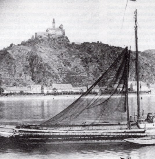 letztes gro&szlig;es Salmfangboot | &copy; Archiv Ortsgemeinde Spay