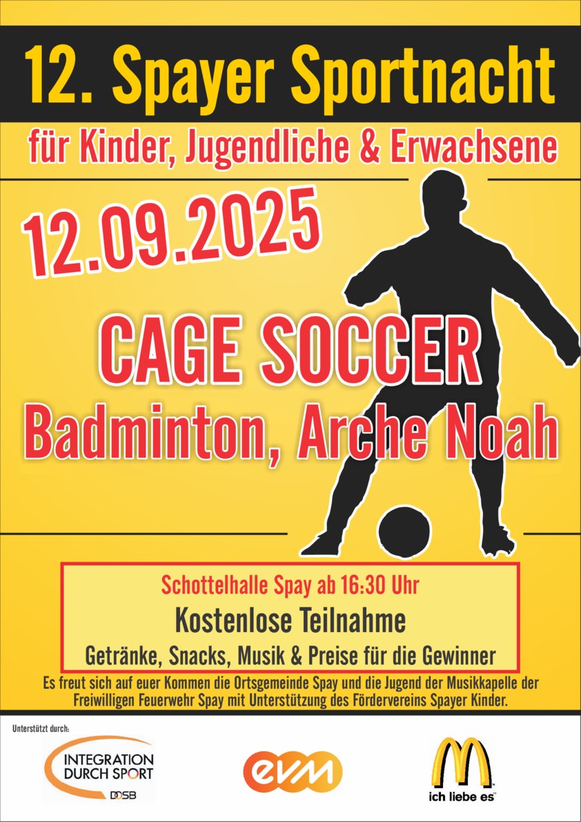 Spayer Sportnacht 2025 | © Ortsgemeinde Spay