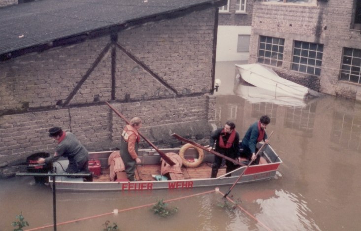 Hochwasser Mai 1983 | © Freiwillige Feuerwehr Spay Hochwasser Mai 1983 | © Freiwillige Feuerwehr Spay