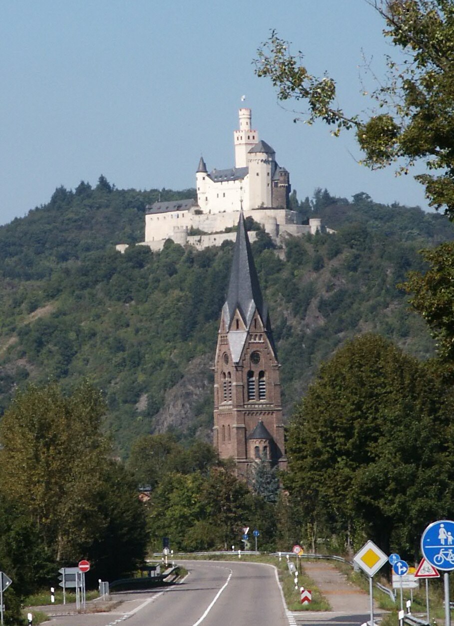 Pfarrkirche und Marksburg | © Günther Stein
