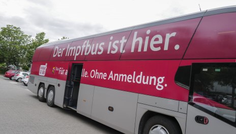 Impfbus | © Ministerium für Wissenschaft und Gesundheit