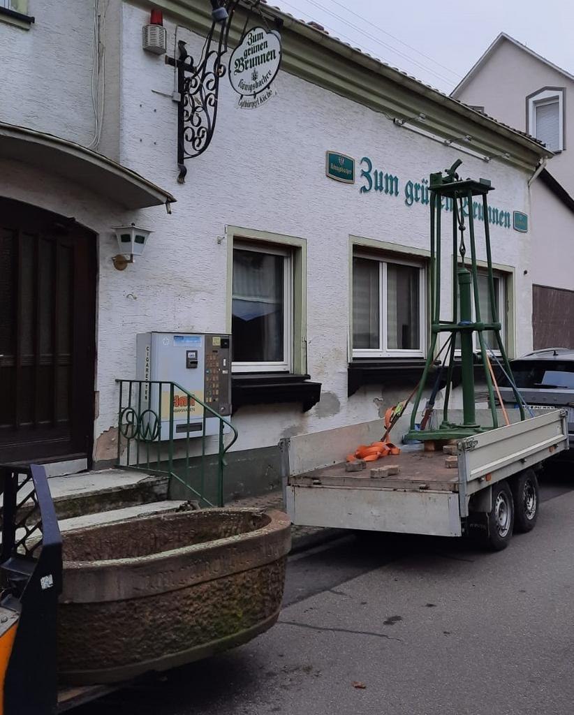 Grüner Brunnen zieht um | © Dr. Alexander Ritter