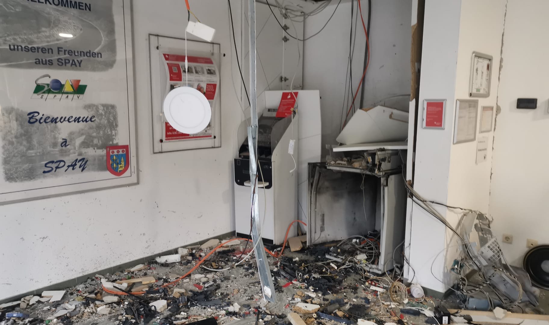 Sprengung Geldautomat GMZ | &copy; Peter Heil