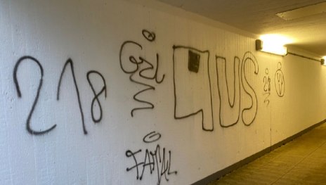 Sachbeschädigung Unterführung Friedhof | © Peter Heil