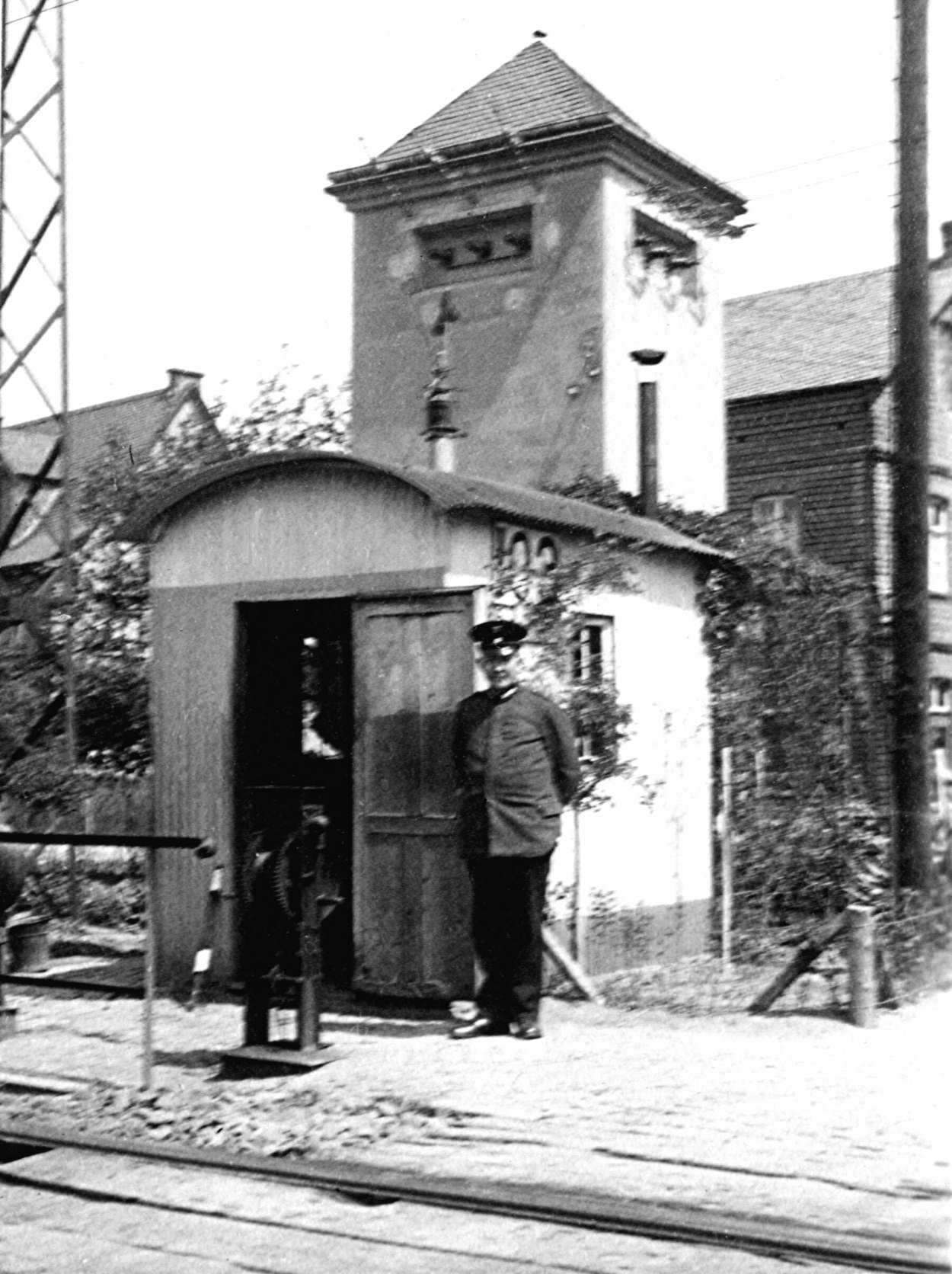 1953 Bahnübergang Pfarrkirche