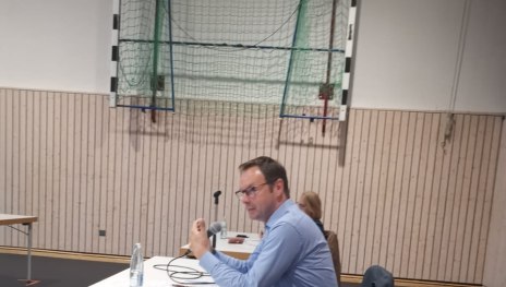 Staatssekretär Dr. Alexander Wilhelm Referent beim Vereinstreffen | © Peter Heil