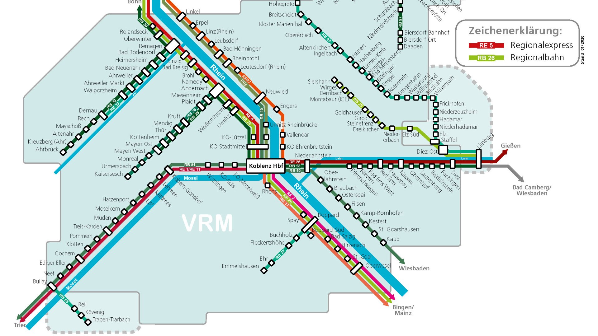 Gästeticket Verkehrsverbund Rhein-Mosel (VRM) | © Verkehrsverbund Rhein-Mosel GmbH Gästeticket Verkehrsverbund Rhein-Mosel (VRM) | © Verkehrsverbund Rhein-Mosel GmbH