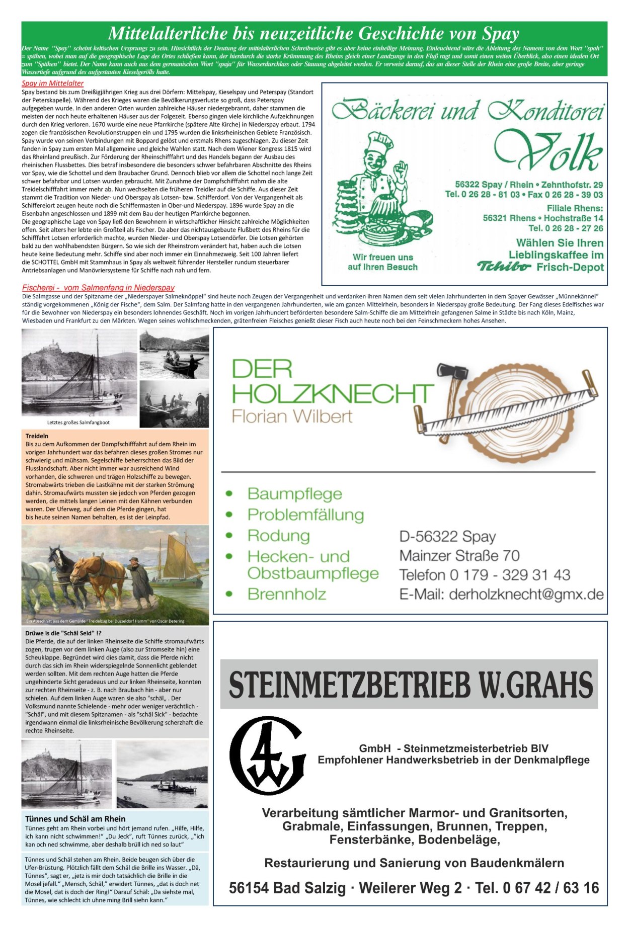  Seite 5 Festzeitung 1200 Jahre Spay | © Ortsgemeinde Spay