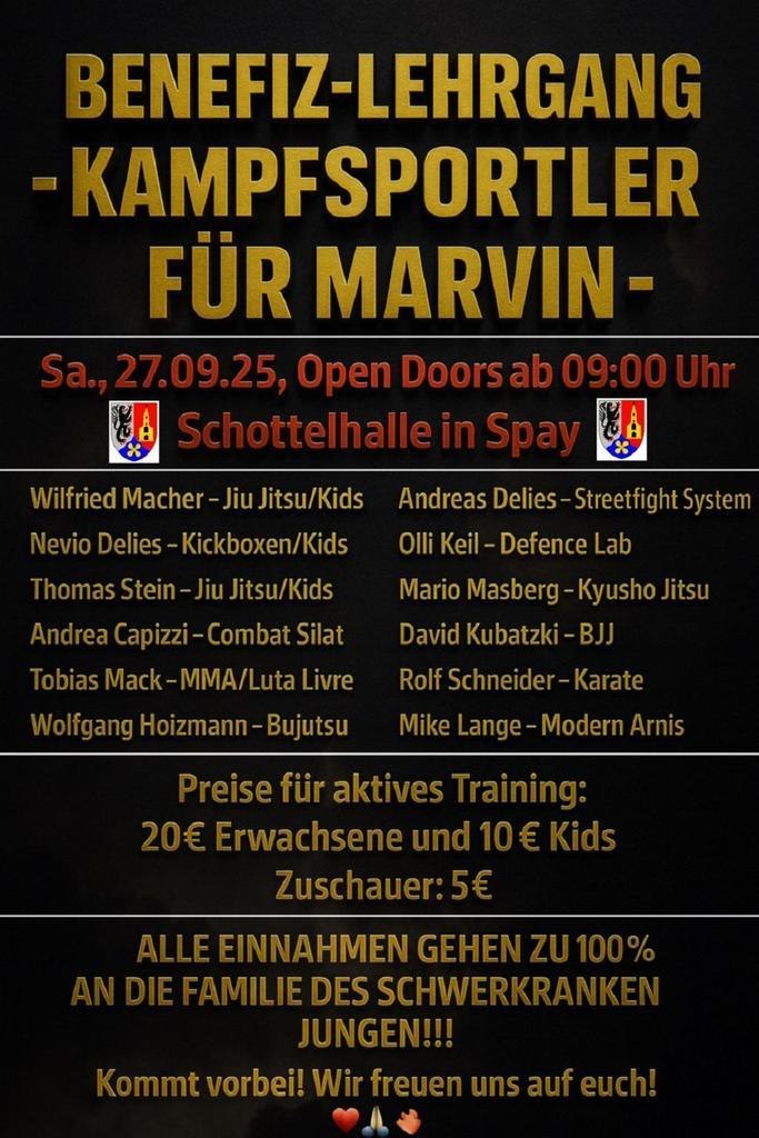Benefiz Lehrgang für Kampfsportler | © Ortsgemeinde Spay