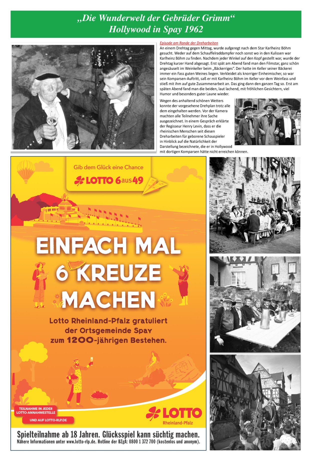  Seite 13 Festzeitung 1200 Jahre Spay | © Ortsgemeinde Spay