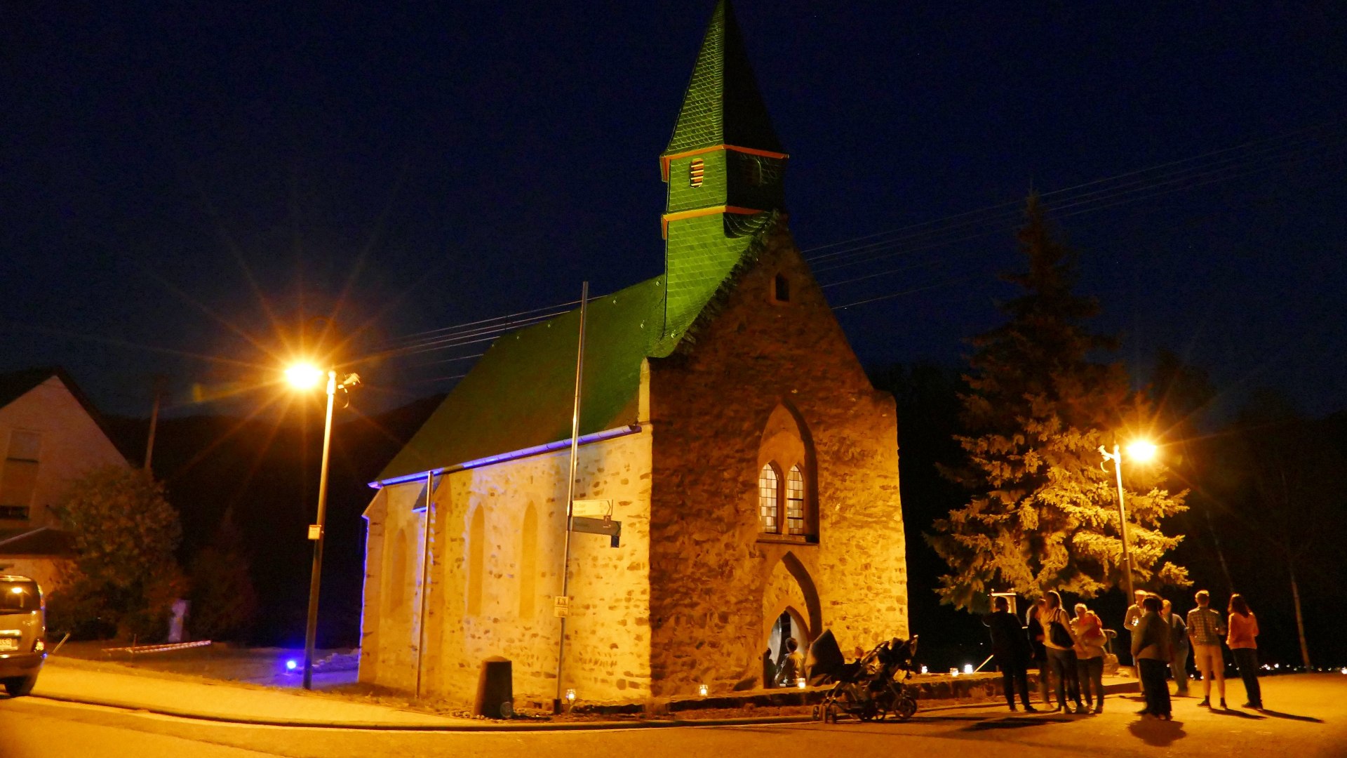 Peterskapelle beleuchtet | © Klaus Nörtersheuser