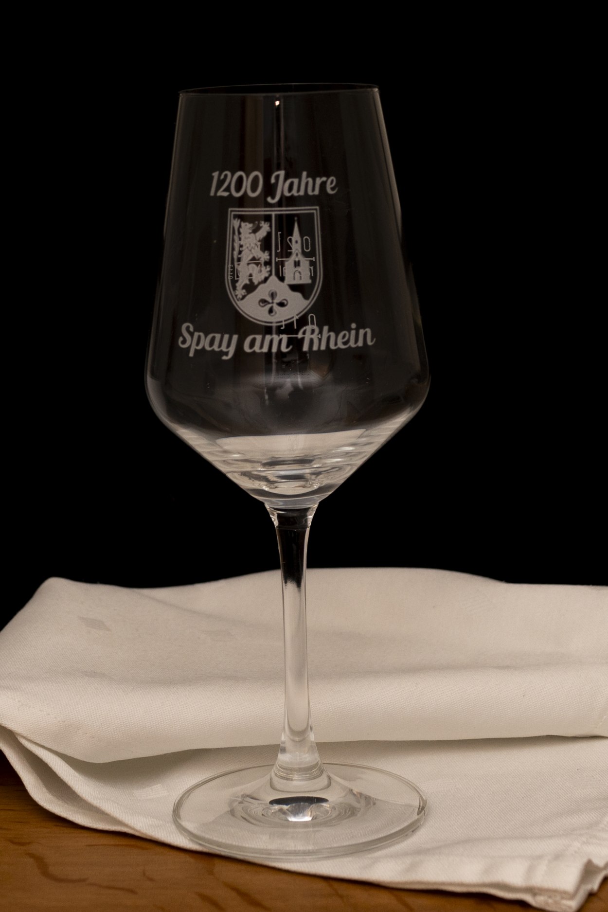 Weinglas 1200 Jahre | © Förderverein Spay Weinglas 1200 Jahre | © Förderverein Spay