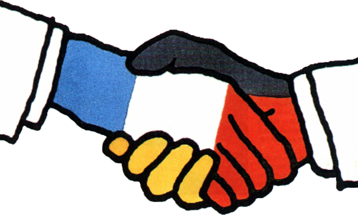 Handschlag Frankreich-Deutschland | © Archiv Ortsgemeinde Spay