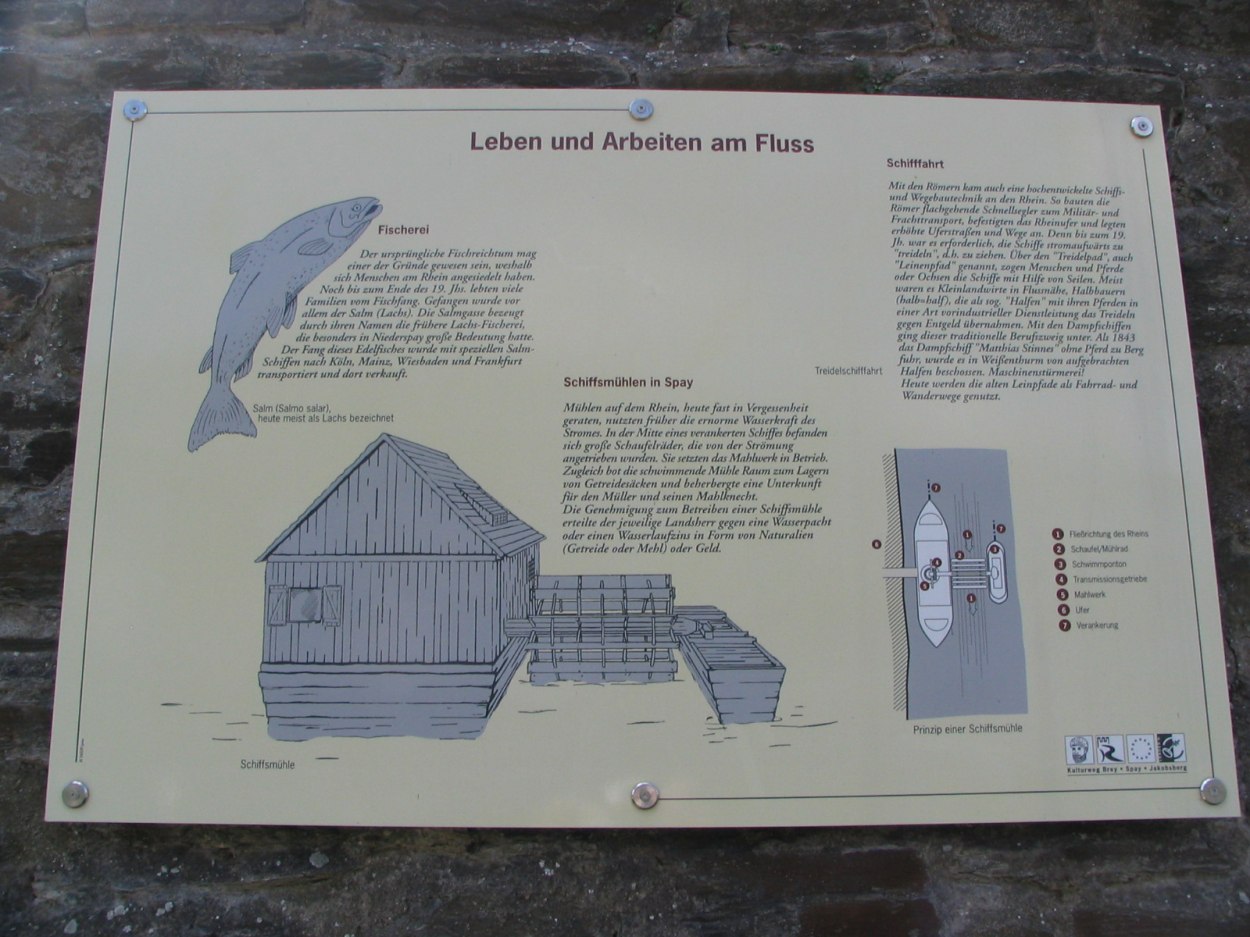 Schild Rhein | © Rudolf Weber Schild Rhein | © Rudolf Weber