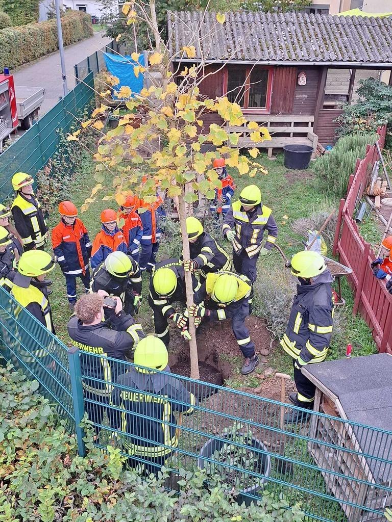 Baumchallenge der Feuerwehr | &copy; Ortsgemeinde Spay