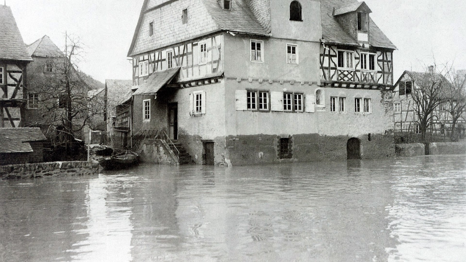 Hochwasser 1920 | &copy; Bildarchiv Ortsgemeinde Spay
