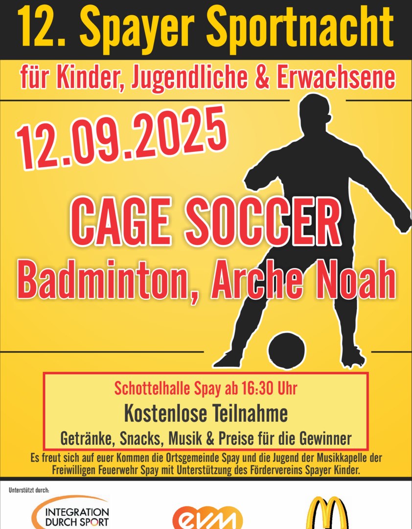 Spayer Sportnacht 2025 | &copy; Ortsgemeinde Spay