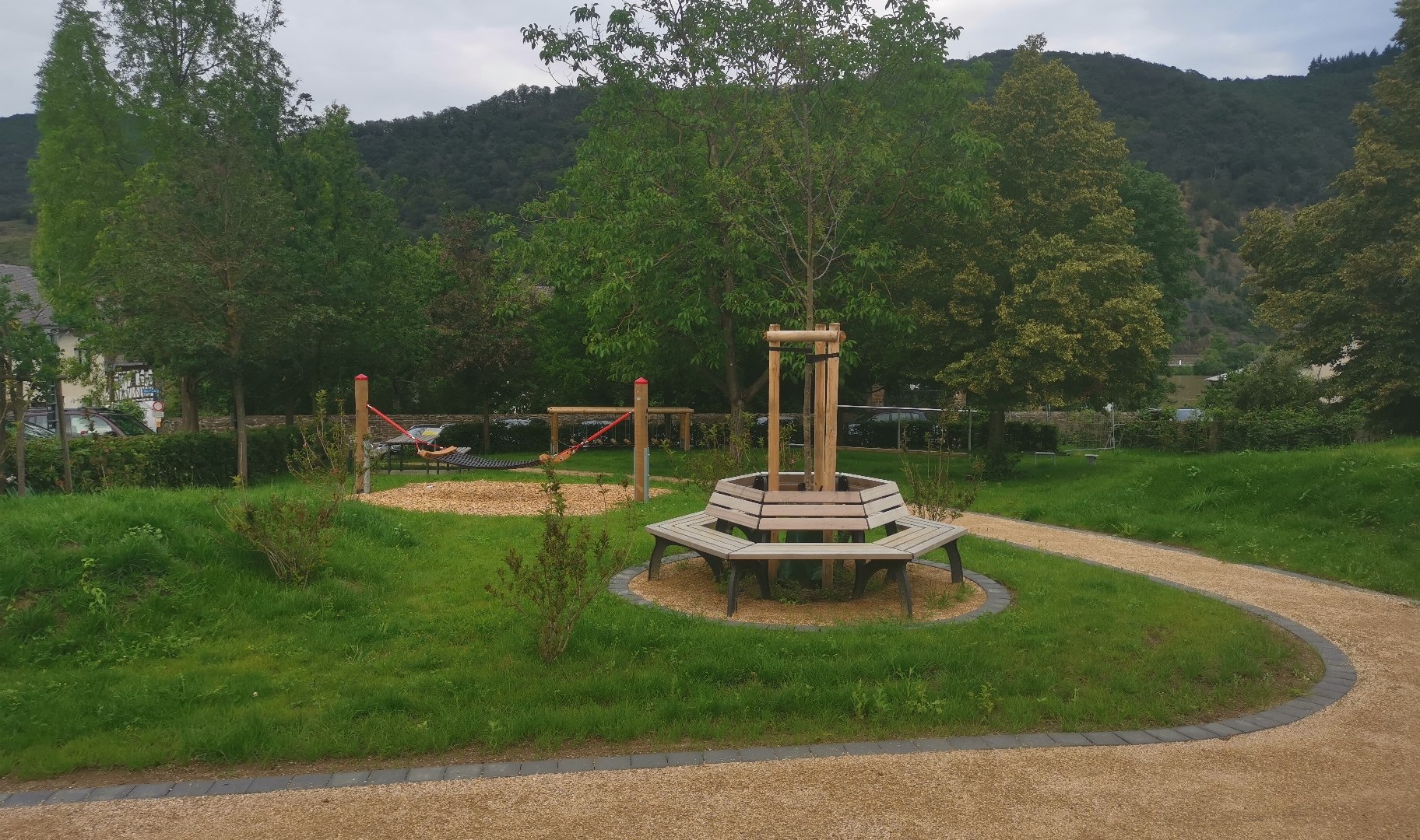 LAmbertuspark Sitzgruppe | &copy; Peter Heil