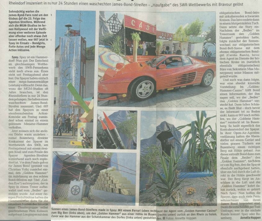 Mit freundlicher Genehmigung der "Rhein-Zeitung“. | © Bildarchiv Ortsgemeinde Spay Mit freundlicher Genehmigung der "Rhein-Zeitung“. | © Bildarchiv Ortsgemeinde Spay