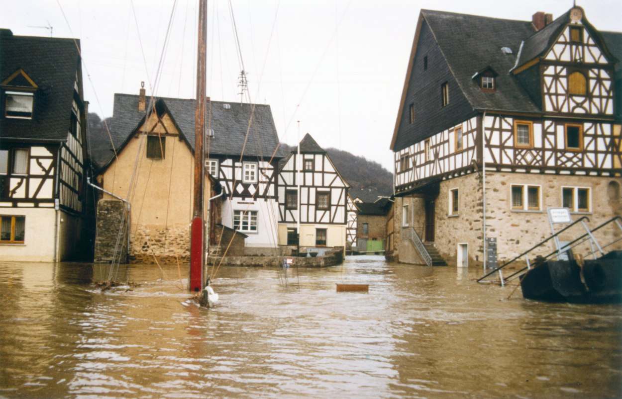 Hochwasser 1980 | © Bildarchiv Ortsgemeinde Spay