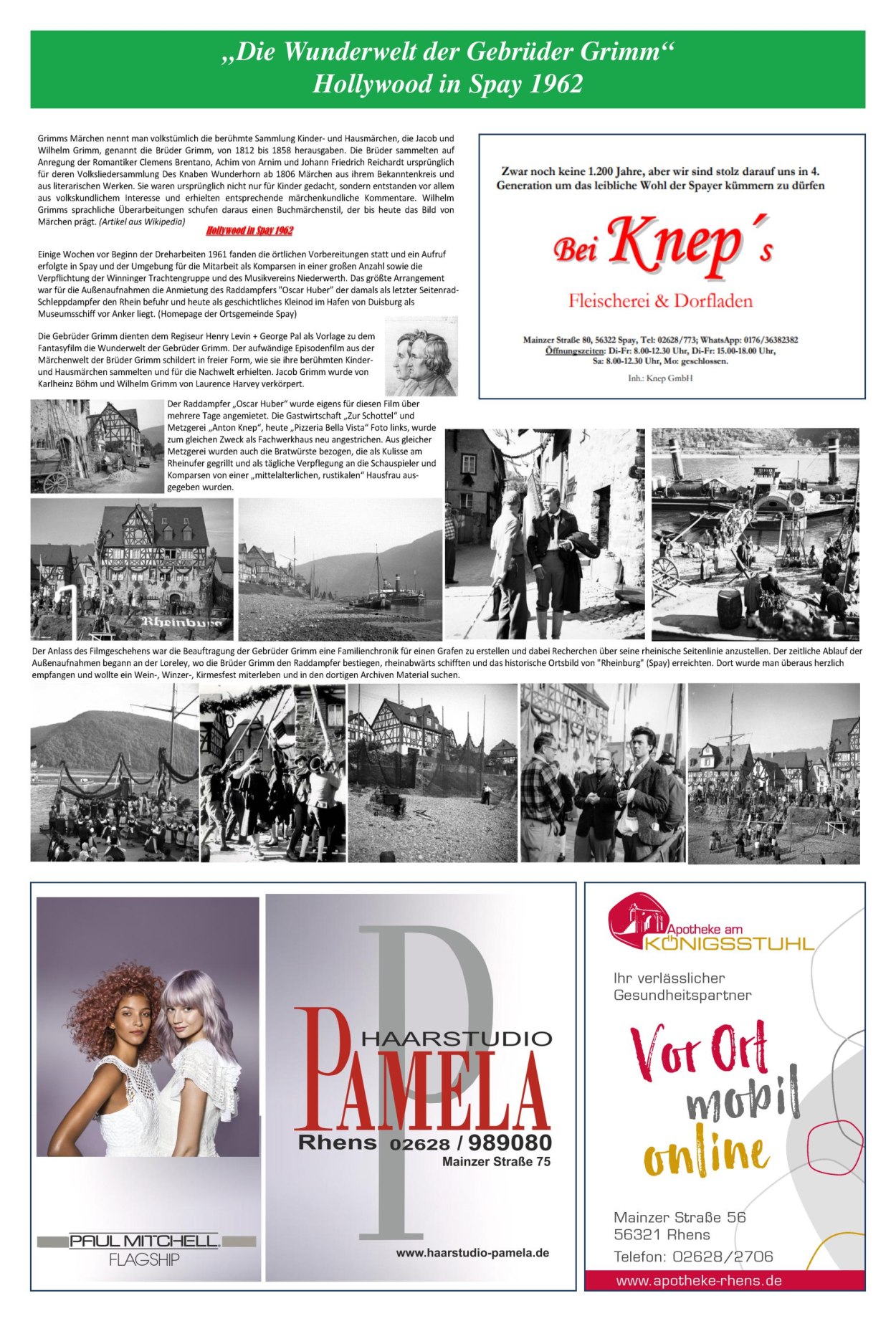  Seite 12 Festzeitung 1200 Jahre Spay | © Ortsgemeinde Spay